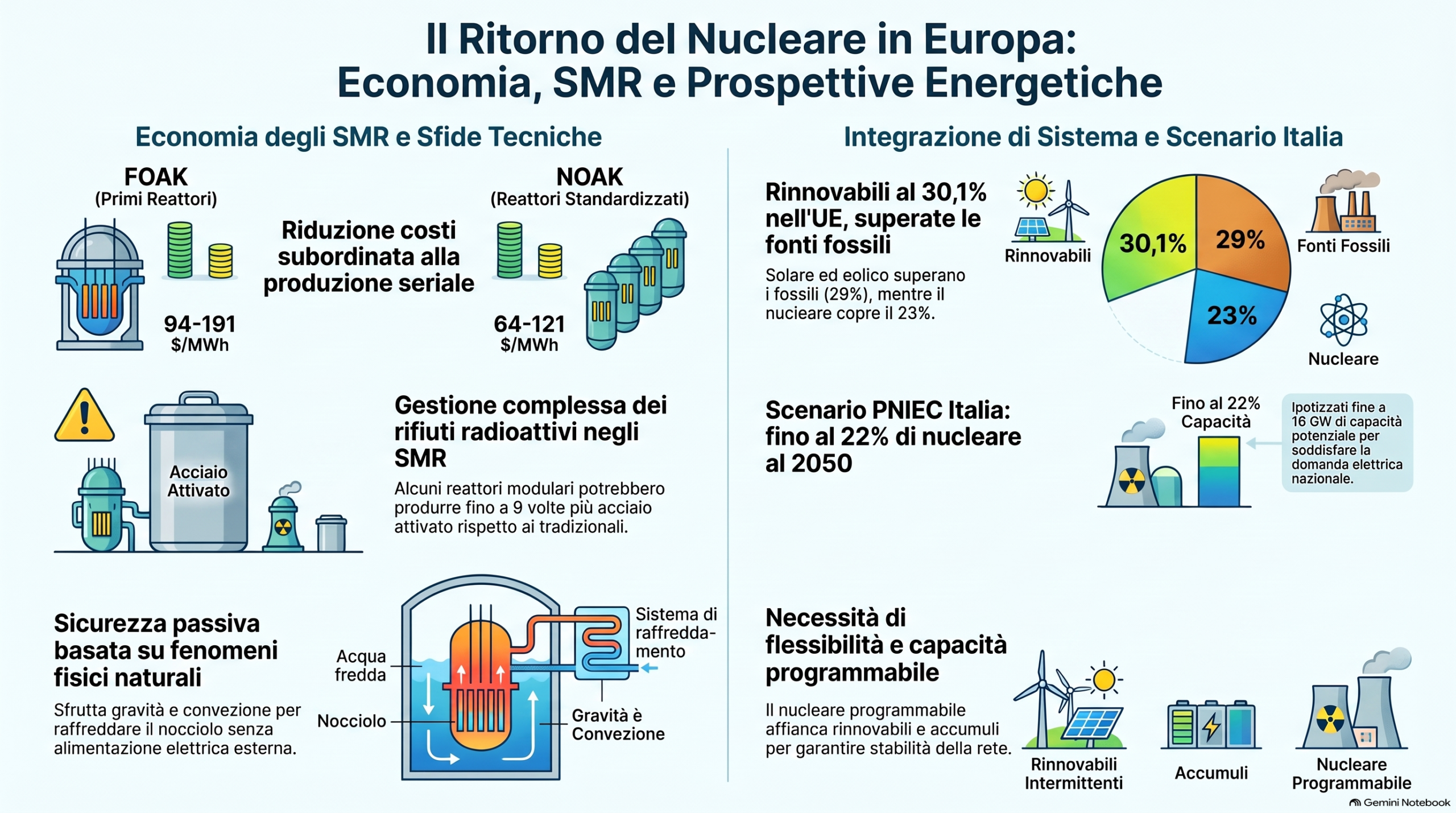 l nucleare sta davvero tornando? Cosa dicono i dati reali sui costi
